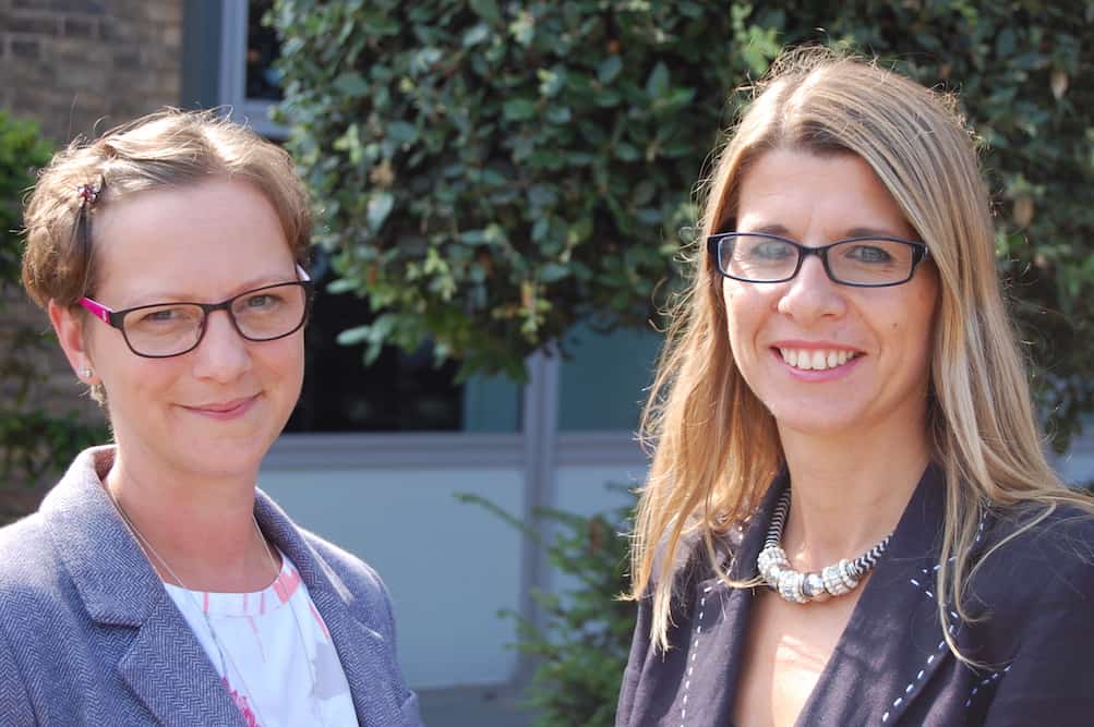 L-R Sue Carr & Kate Hennig theGrogroup low res copy